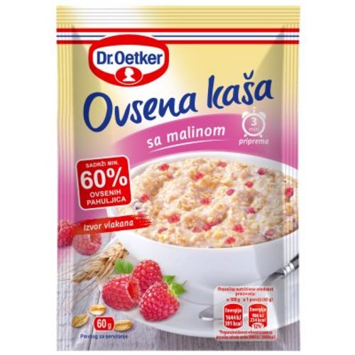 Dr.Oetker Ovsena kaša sa malinom 60g slika 1