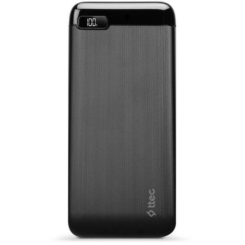 Prijenosni punjač PowerSlim LCD 20.000 mAh Powerbank With  USB-C Input/Output, Black slika 1