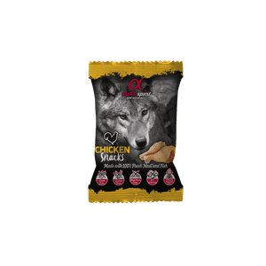 Alpha Spirit poslastice za pse, kockice – piletina 50g