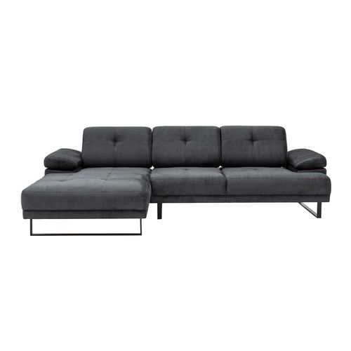 Atelier Del Sofa Kutna garnitura, Antracit, Mustang Small Left - Anthracite slika 5