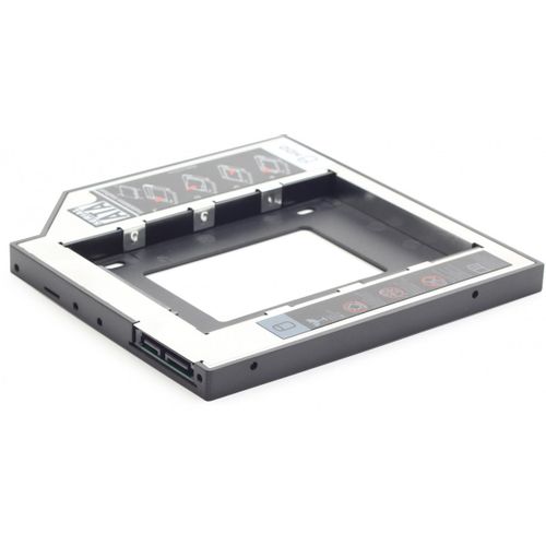 Gembird MF-95-01 Slim mounting frame (adapter, caddy)  for 2.5'' HDD/SSD to 5.25'' bay, up to 9.5 mm slika 2