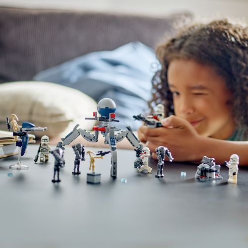 LEGO® STAR WARS™ 75372 Bojni komplet: klonirani vojnik™ i bojni droid™ slika 1