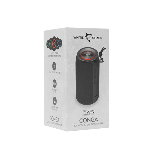 White Shark bluetooth zvučnik GBT-808 CONGA crni slika 14