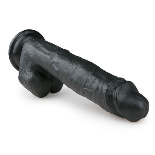 Dildo Realistic - 26,5 cm, crni slika 4