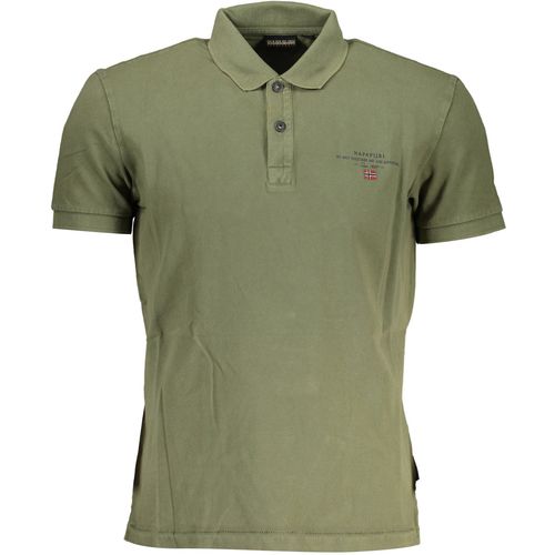 NAPAPIJRI POLO SHORT SLEEVE MAN GREEN slika 1