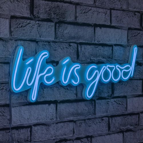 Wallity Ukrasna plastična LED rasvjeta, Life Is Good - Blue slika 9