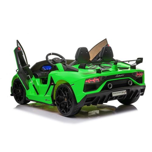 Licencirani auto na akumulator Lamborghini Aventador SX2028 - dvosjed - zeleni slika 9