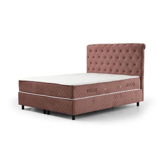 Sonata Set 90 x 190 v3 - Dusty Rose Dusty Rose Single Mattress, Base & Headboard slika 4