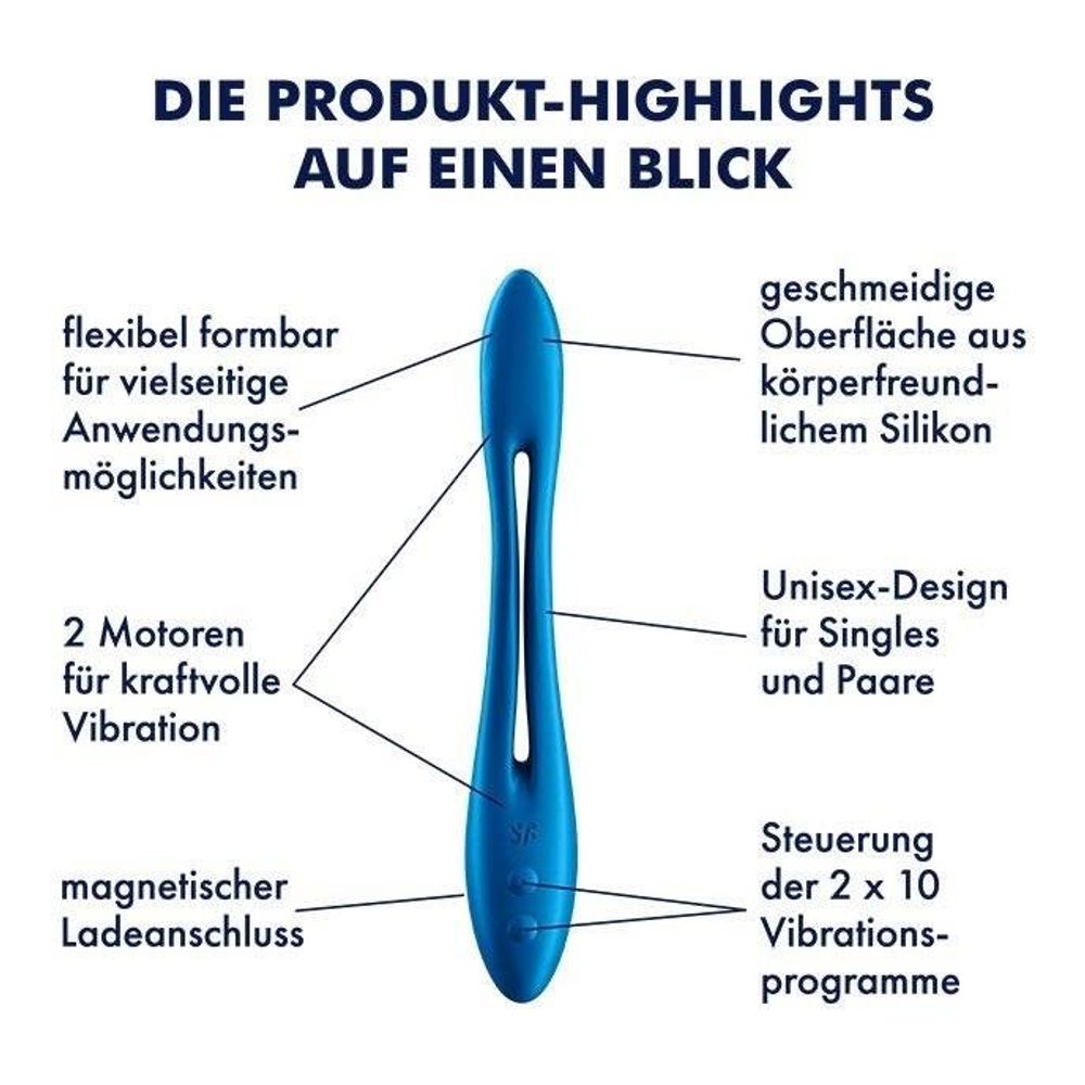 Satisfyer Couples vibrator dvostruko satisfyer elastična igra slika 3