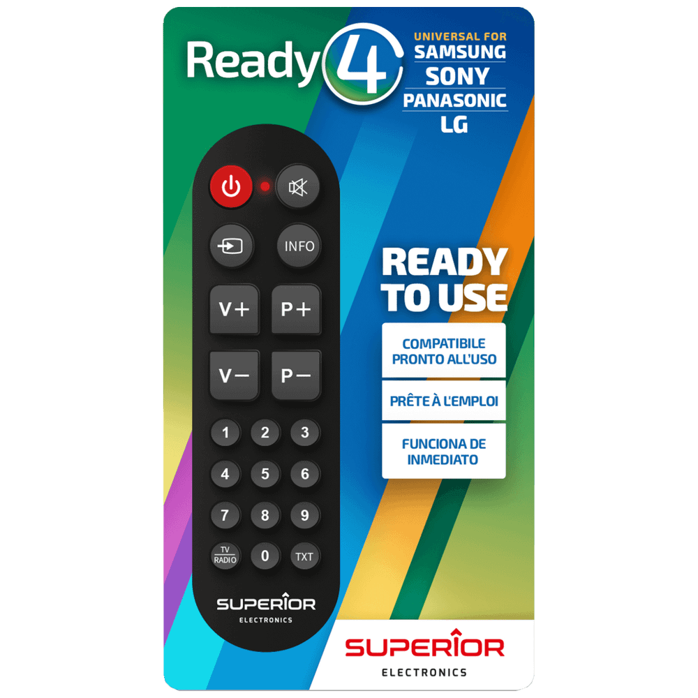 Superior Daljinski upravljač za LG/Sam./Sony/Pan. smart TV prijemnike - RC Ready4 slika 2