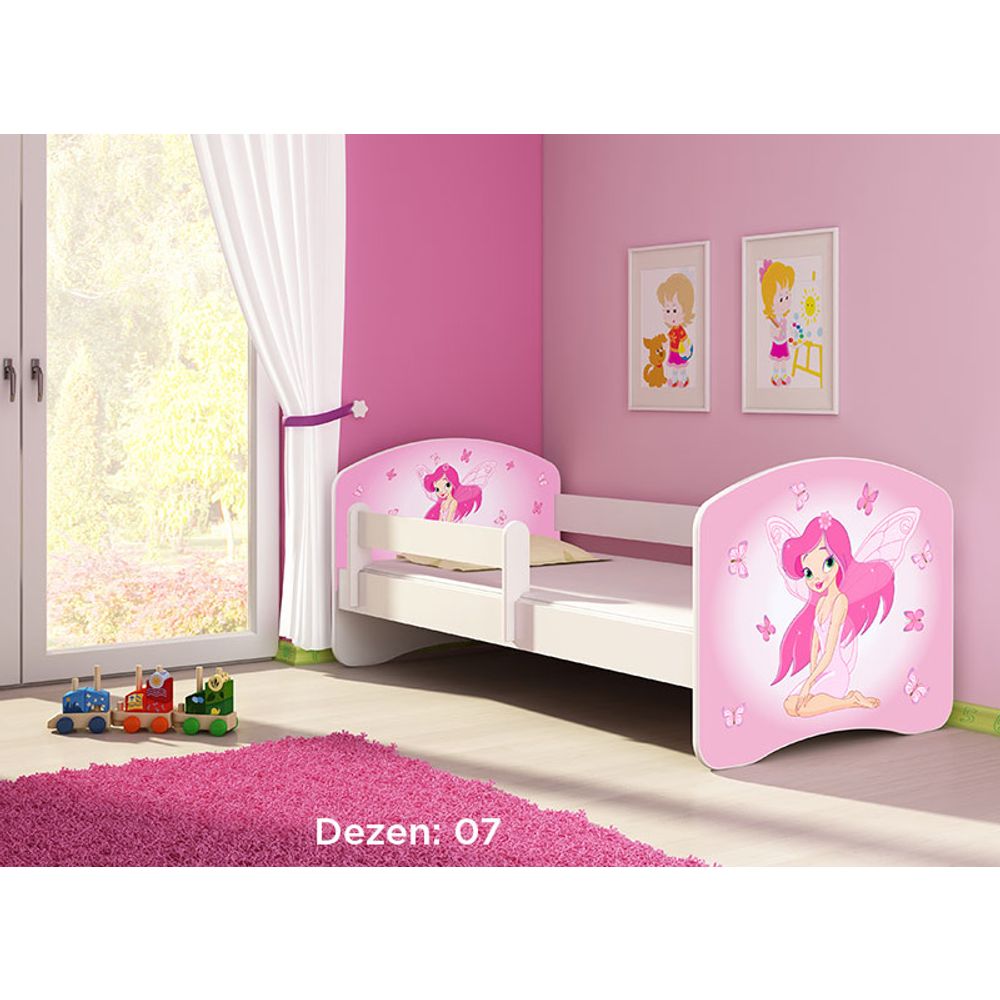ACMA Dječiji krevet Acma II White - 180x80cm - Dezen 07 slika 2