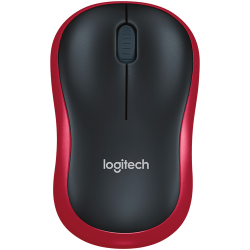 Miš Logitech M185, bežični, crveni slika 2