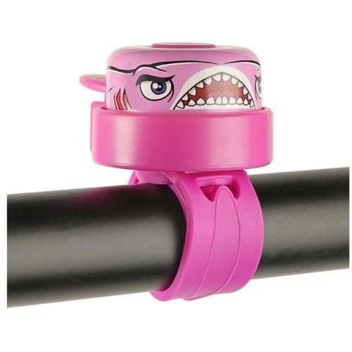CrazySafety zvono za bicikl morski pas roza slika 1