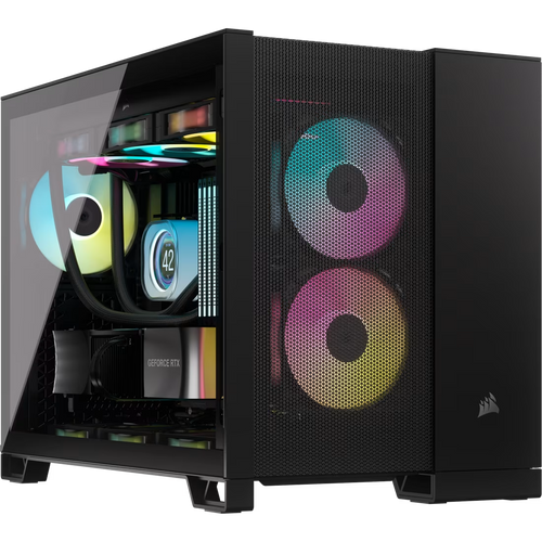 Corsair kućište 2500D Airflow Black Tempered Glass Mid-Tower slika 1