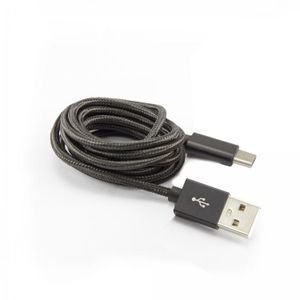 SBOX kabel USB->TYPE C M/M 1,5M Fruity Crni