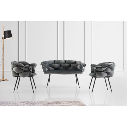 Balon - 2129 Dark Grey
Black Sofa Set slika 1