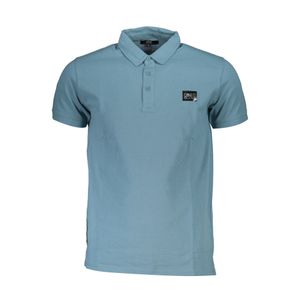 CAVALLI CLASS POLO SHORT SLEEVE MAN LIGHT BLUE