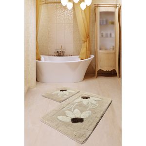 Daisy - Rock Multicolor Acrylic Bathmat Set (2 Pieces)