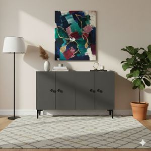 Konzola Pella 120 u antracit boji