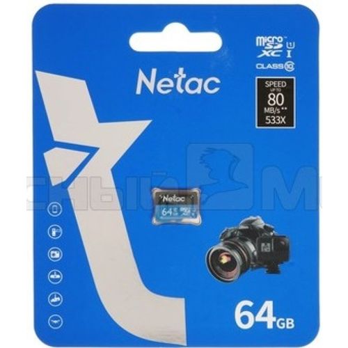 Netac Micro SDXC 64GB P500 Standard NT02P500STN-064G-S slika 1