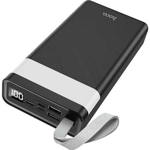 hoco. Punjač prijenosni sa lampom, Hoco j73, 30000mAh, 2A / 2A - J73 Powerful, Black slika 5