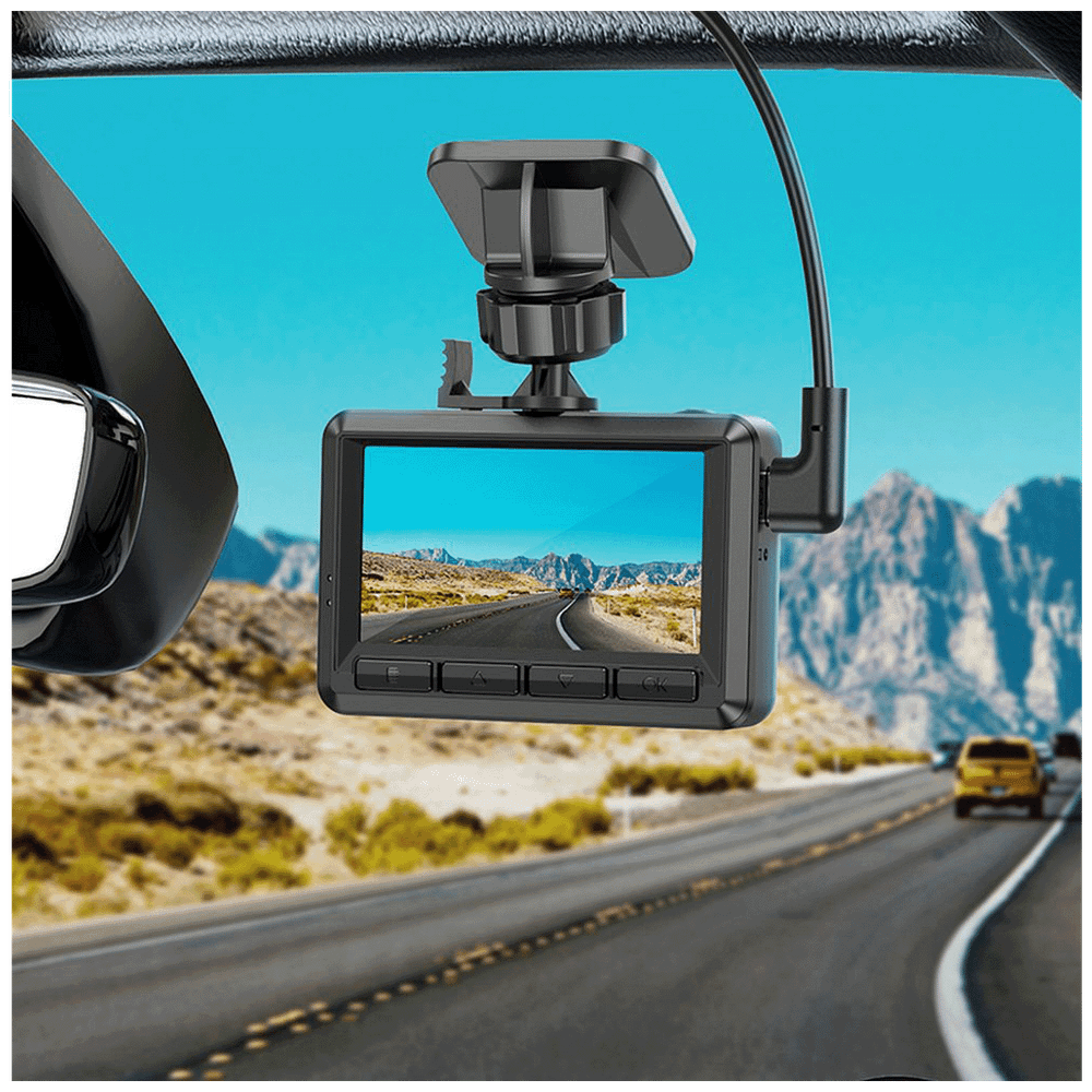hoco. Auto kamera, 2 Mpxiel, 2.45 IPS", FullHD, microSD - DV2 slika 6