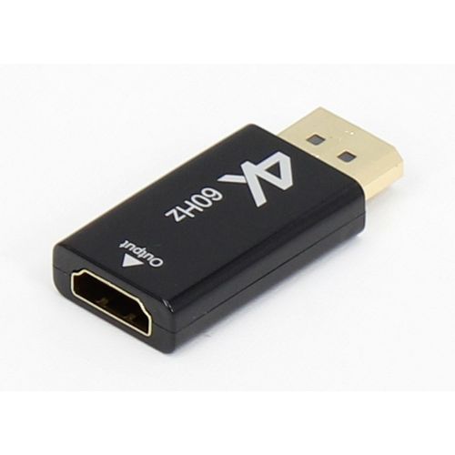 E-GREEN Adapter DisplayPort 1.4 (M) - HDMI 2.0 (F) crni slika 2