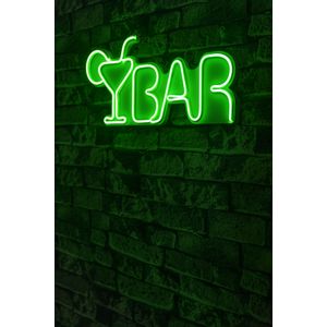 Wallity Ukrasna plastična LED rasvjeta, Bar - Green