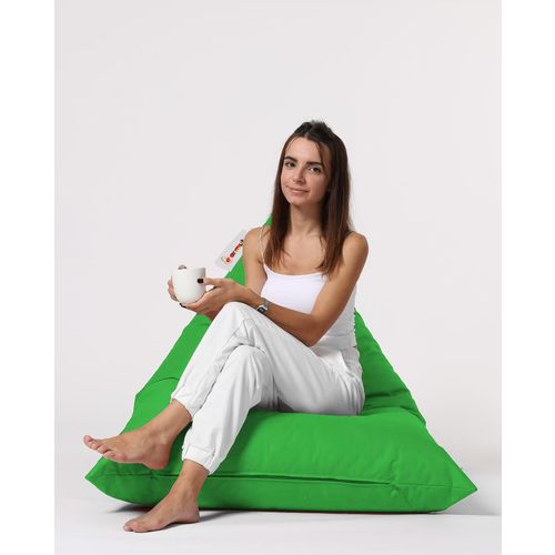 Pyramid Big Bed Pouf - Pistachio Green Pistachio Green Garden Bean Bag slika 6