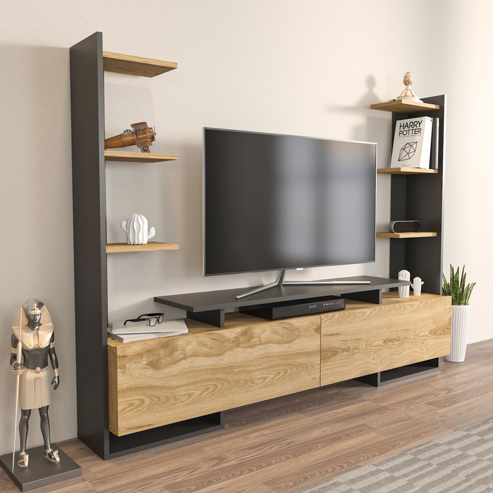 TV Stalak Ava - Hrast, Crni Hrast slika 2