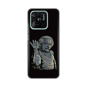 Torbica Silikonska Print za Xiaomi Redmi 10C Funny Albert Einstein