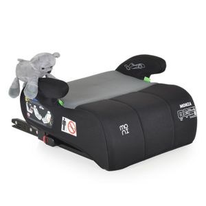 Moni Autosjedalica sa plišanom igračkom Monza 125-150cm Isofix, Grey
