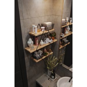 Prizma Raf, Büyük Boy Salon Tipi 2 Gold
Black Wall Shelf