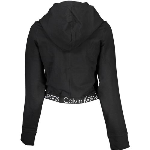 CALVIN KLEIN WOMEN'S ZIPLESS SWEATSHIRT BLACK slika 2