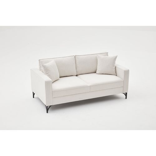 Atelier Del Sofa Dvosjed, Krem Crno, Berlin - Cream, Black slika 4