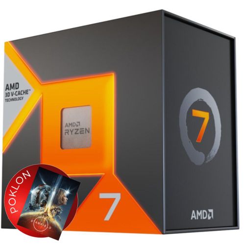 AM5 AMD Ryzen 7 7800X3D, 8C/16T, 4.20-5.0GHz 100-100000910WOF slika 1