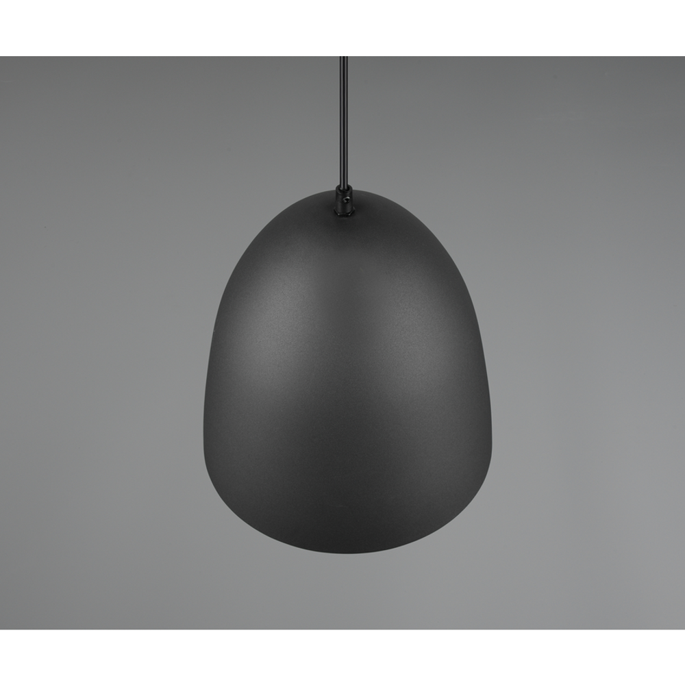 TILDA -VISILICA BLACK-GOLD,1XE27,D25CM slika 3