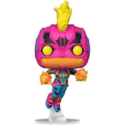 Funko Pop! Marvel: Captain Marvel - Captain Marvel Blacklight (Excl.) slika 1