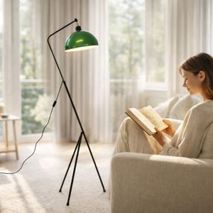 Podna Lampa 242445 - Zelena i Crna