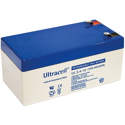 12V/3,4-Ultracell Žele akumulator Ultracell 3,4 Ah slika 1