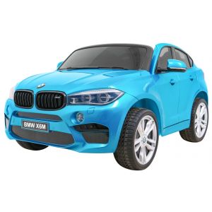 Licencirani auto na akumulator BMW X6M XXL - DVOSJED - plavi/lakirani