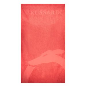 TRUSSARDI JEANS WOMEN'S BEACH TOWEL RED
