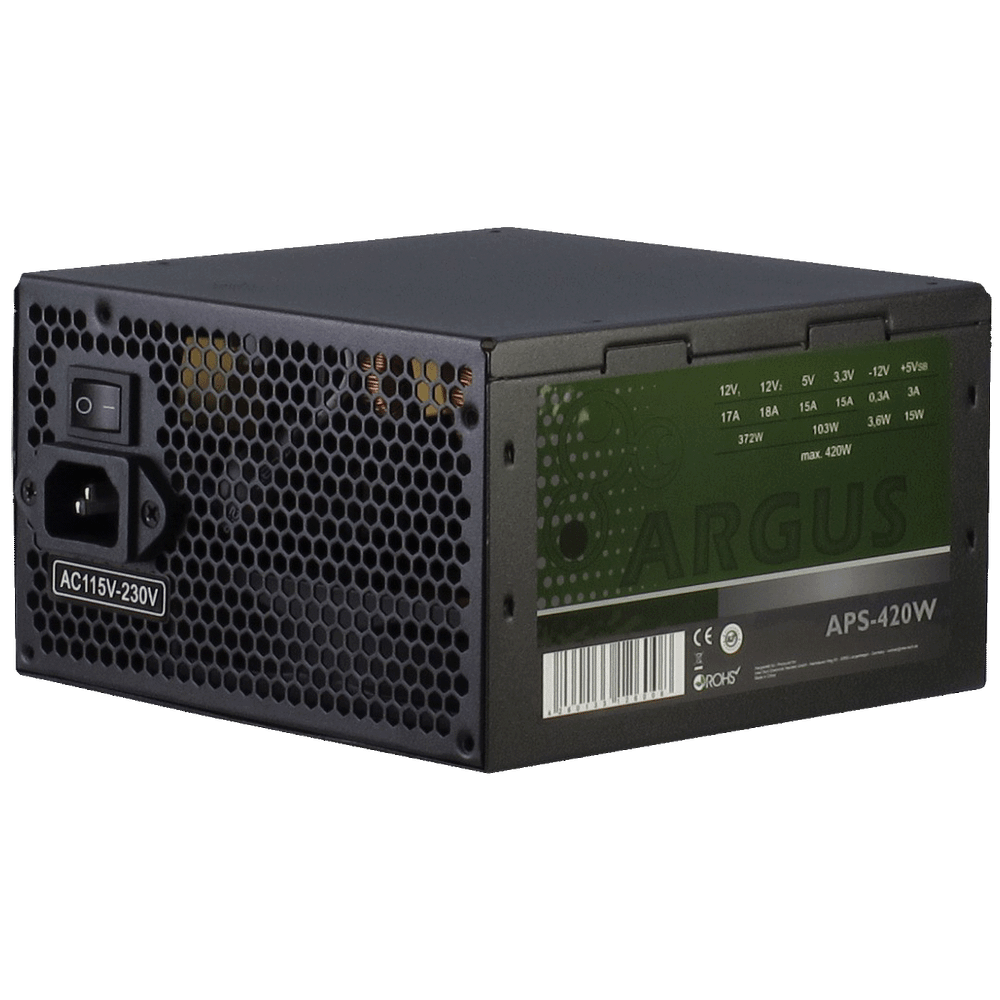 Inter-Tech Napojna jednica za PC, ATX, 420W - Argus APS-420W slika 1