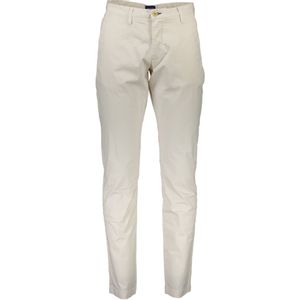 GANT BEIGE MEN'S TROUSERS