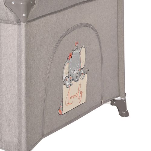 LORELLI HAPPY GAME ZONE Dječji Vrtić za Igru 100/100 cm Grey Rabbits (0mj+) slika 5