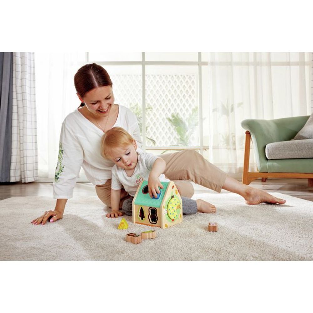 Hape Drveni sorter oblika Critter House slika 5
