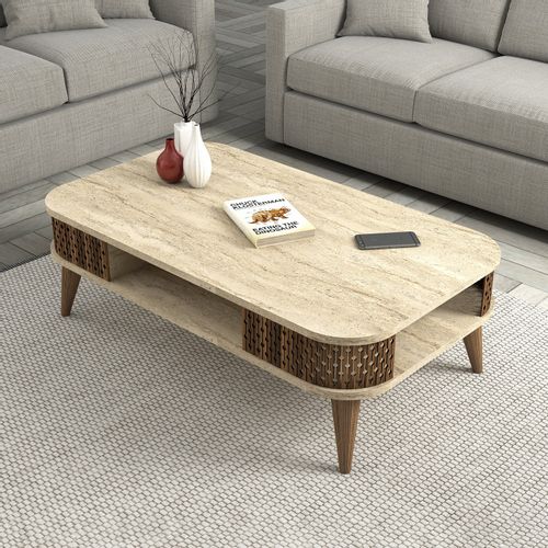 Eylul - Travertine Travertine Coffee Table slika 3