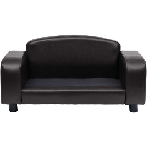 Sofa za pse crna 80 x 50 x 40 cm od umjetne kože slika 4
