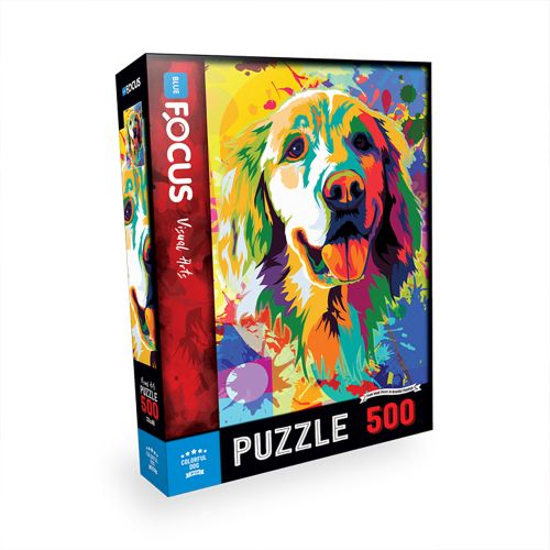 Blue Focus Puzzle 500 delova Šareni pas slika 1