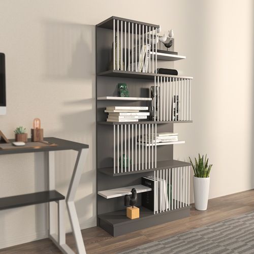 Arya - Anthracite, White Anthracite
White Bookshelf slika 3